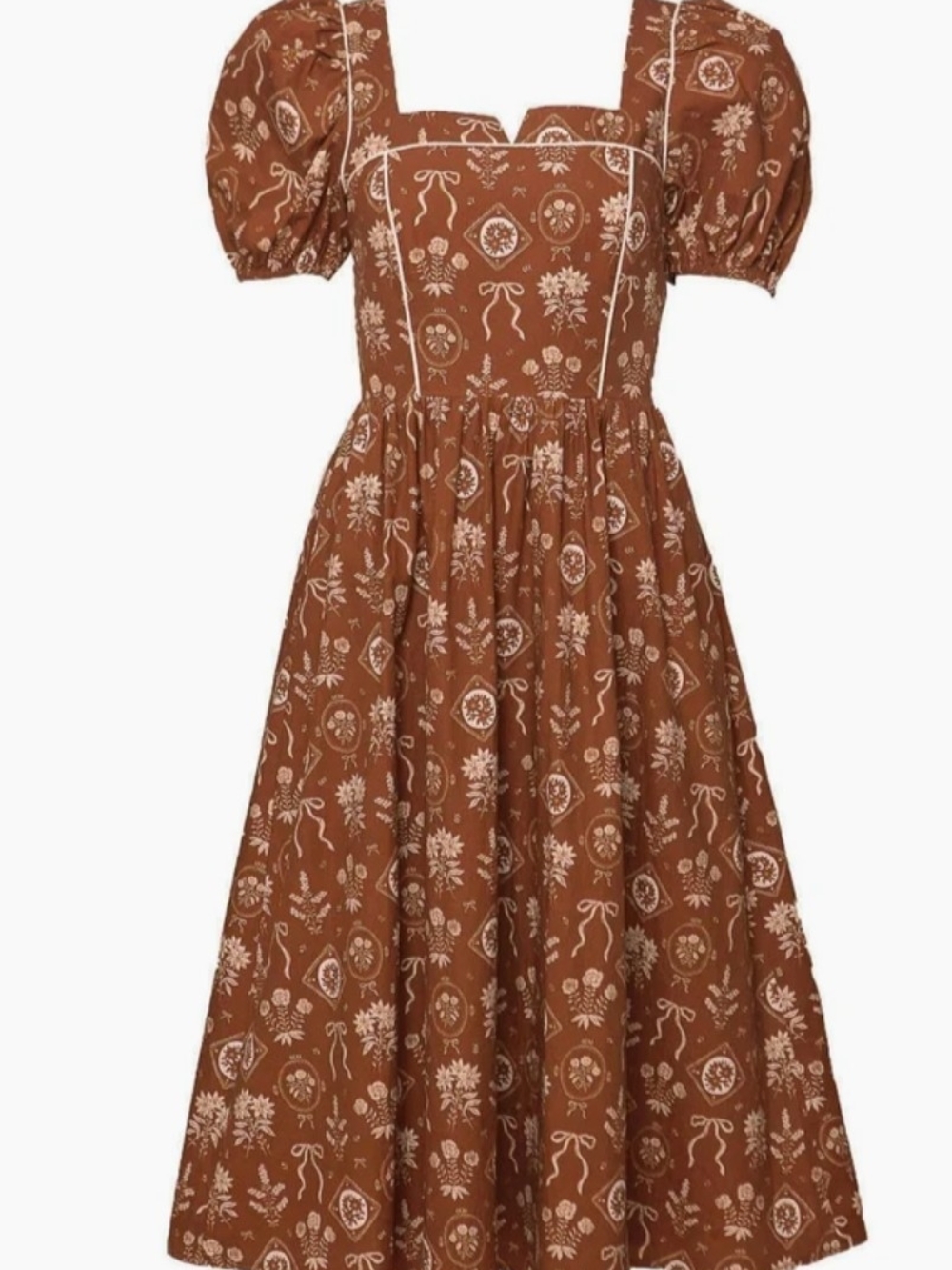 Ivy City Co Nash Dress In Rust